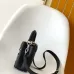 Louis Vuitton Women's Black Grained Leather Handbag with Crystal Embellishments &amp; Signature LV Logo M25934 #A57318