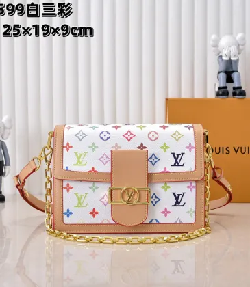 Women's Louis Vuitton Dauphine Soft GM Multicolor Monogram Bag #A46400 Women's Louis Vuitton Dauphine Soft GM Multicolor Monogram Bag #A46400