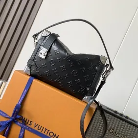 LV Side Trunk Monogram Bold Crossbody Box Bag M14572 16×8.5×23.5CM #B67937