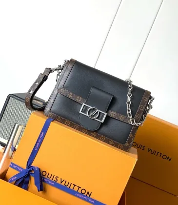 Louis Vuitton Dauphine Soft MM Bag M13450 17x9x24cm #A62959 Louis Vuitton Dauphine Soft MM Bag M13450 17x9x24cm #A62959