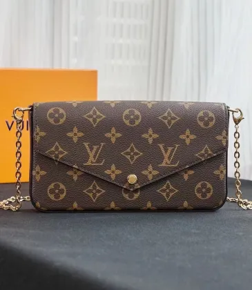 Louis Vuitton Félicie pochette Monogram Leather bag AAA Quality #A28677 Louis Vuitton Félicie pochette Monogram Leather bag AAA Quality #A28677