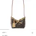 Louis Vuitton M2A711 Nano CarryAll Monogram Shoulder Crossbody Handbag #B67279