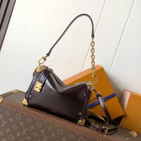 Brand L Monogram Saga Side Trunk Shoulder Bag M27449 | H16×W8.5×L21.5cm #B69322