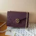 Louis Vuitton Mylockme Chain Wallet (3 Colors) – Burgundy/Black/Light Gray Monogram Empreinte Leather with Signature LV Lock #A59175