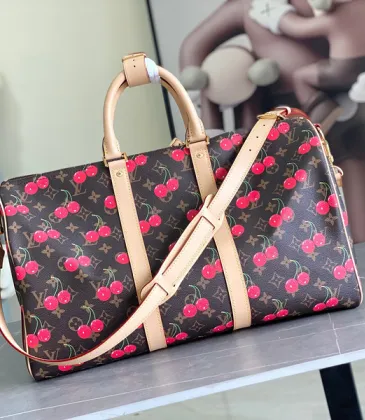 Louis Vuitton Speedy Bag With Cherry Print For Fashion - Forward Travel And Style #A52108 Louis Vuitton Speedy Bag With Cherry Print For Fashion - Forward Travel And Style #A52108