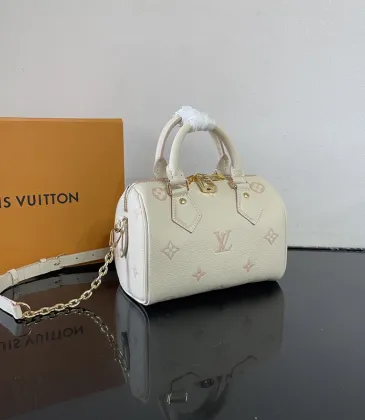Louis Vuitton Speedy Bandoulière Bag In Cream With Subtle Monogram #A51648 Louis Vuitton Speedy Bandoulière Bag In Cream With Subtle Monogram #A51648