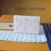LV M28249 Compact Short Wallet | Monogram Embossed Leather | Green &amp; Cream #A60908