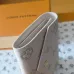 LV M28249 Compact Short Wallet | Monogram Embossed Leather | Green &amp; Cream #A60908