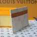 Louis Vuitton M14766 Chip Version Card Holder - Light Blue &amp; White #A59465