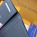 Louis Vuitton M15075 Chip Version Passport Cover - White/Blue Monogram Pattern #A59467