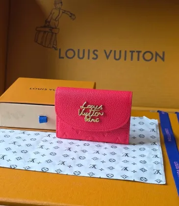Louis Vuitton M27481 Rosali Red Empreinte Leather Compact Coin & Card Wallet #A66005 Louis Vuitton M27481 Rosali Red Empreinte Leather Compact Coin & Card Wallet #A66005