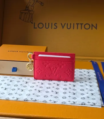 Louis Vuitton M28129 Porto Cult Red Empreinte Leather Charm Card Holder Wallet #A66001 Louis Vuitton M28129 Porto Cult Red Empreinte Leather Charm Card Holder Wallet #A66001