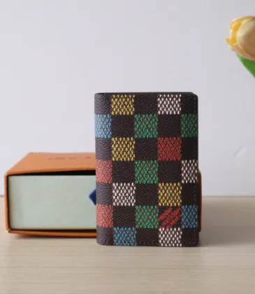 Louis Vuitton Damier Azur Colorful Checkered Compact Wallet For Fashion - Forward Users #A52604 Louis Vuitton Damier Azur Colorful Checkered Compact Wallet For Fashion - Forward Users #A52604
