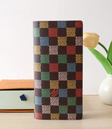 Louis Vuitton Damier Azur Colorful Checkered Long Wallet For Stylish Organization #A52605 Louis Vuitton Damier Azur Colorful Checkered Long Wallet For Stylish Organization #A52605