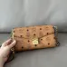 MCM Mini Crossbody Bag, Grid Pattern, Chain Strap, Style 65026 12.5 x 21.0 x 5.0cm #A61795