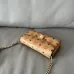 MCM Mini Crossbody Bag, Grid Pattern, Chain Strap, Style 65026 12.5 x 21.0 x 5.0cm #A61795