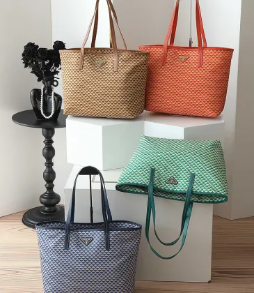 Prada Woven Tote Bags in Vibrant Color Selection for Fashion - Forward Looks size:33×29×14cm #A53927 Prada Woven Tote Bags in Vibrant Color Selection for Fashion - Forward Looks size:33×29×14cm #A53927