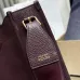 Prada 1BC073 Large Tote Bag - Burgundy Leather Crossbody Style with Adjustable Logo Strap #A59501