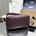 Prada 1BC145 Small Shoulder Bag - Burgundy Textured Leather Top Version with Adjustable Logo Straps #A59500
