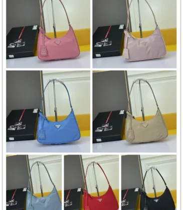 Prada AAA+ Hobo handbags Cowhide moon shaped bag #999931346 Prada AAA+ Hobo handbags Cowhide moon shaped bag #999931346