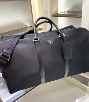 Prada Black Travel Duffle Bag 208 #A55689 Prada Black Travel Duffle Bag 208 #A55689