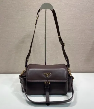 Prada Brown Leather Crossbody Bag 1BD394 #A55691 Prada Brown Leather Crossbody Bag 1BD394 #A55691