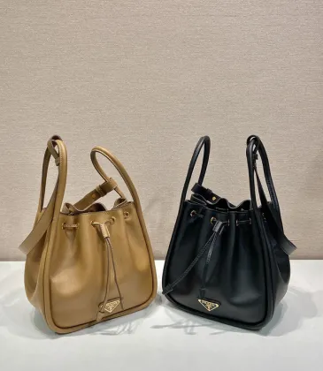 Prada Leather Bucket Bags: Tan and Black Styles for Effortless Sophistication in Daily Looks #A49964 Prada Leather Bucket Bags: Tan and Black Styles for Effortless Sophistication in Daily Looks #A49964