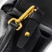 Prada Cahier Messenger Bag (2 Colors) – Burgundy/Black Leather with Gold-Tone Triangle Logo &amp; Buckle Hardware #A59179