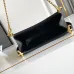 Prada Cleo Shoulder Bag (4 Colors) – Brown/Navy/Black/White Saffiano Leather with Gold-Tone Chain Strap #A59176