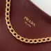 Prada Cleo Shoulder Bag (4 Colors) – Brown/Navy/Black/White Saffiano Leather with Gold-Tone Chain Strap #A59176