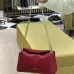 Prada Diagramme Shoulder Bag (3 Colors) – Red/White/Black Leather with Gold-Tone Chain Strap &amp; Branding #A59178