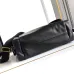 Prada Galleria Soft Shoulder Bag (2 Colors) – Burgundy/Black Leather with Gold-Tone Triangle Logo &amp; Convertible Strap #A59180