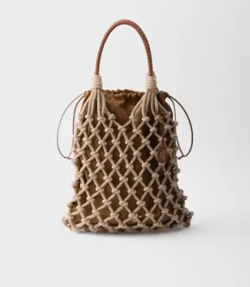 Prada Knitted Bucket Bag 1BC111 #A55279 Prada Knitted Bucket Bag 1BC111 #A55279