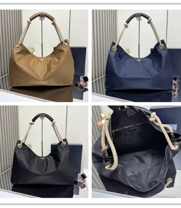 Prada Nylon Handbag Collection With Rope Handles In Versatile Colors #A51641 Prada Nylon Handbag Collection With Rope Handles In Versatile Colors #A51641