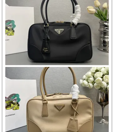 Prada Nylon Top - Handle Bags: Black & Beige Styles for Timeless Elegance and Versatility #A49965 Prada Nylon Top - Handle Bags: Black & Beige Styles for Timeless Elegance and Versatility #A49965