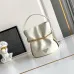 Prada Re-Edition Bucket Bag (4 Colors) – Red/Black/White/Brown Fabric with Gold-Tone Chain &amp; Triangle Logo #A59177
