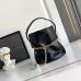 Prada Re-Edition Bucket Bag (4 Colors) – Red/Black/White/Brown Fabric with Gold-Tone Chain &amp; Triangle Logo #A59177