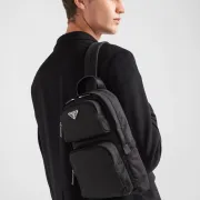 Prada AA+ Black Backpack #A40587 Prada AA+ Black Backpack #A40587