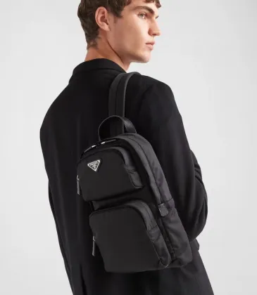Prada AA+ Black Backpack #A40587 Prada AA+ Black Backpack #A40587