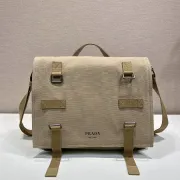 Prada Canvas Messenger Bag 2VD085-2 34×29×10cm #B67315