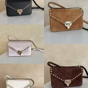 Valentino 2027 Rockstud Grainy Leather Shoulder Crossbody Bag #B67275