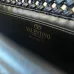 Valentino 6609 VLogo Woven Leather Shoulder Bag Detachable Chain Strap #B67274