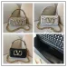 Valentino 6609 VLogo Woven Leather Shoulder Bag Detachable Chain Strap #B67274