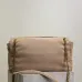 SAINT LAURENT Cassandra Envelope Clutch – Beige Suede Leather with Gold YSL Logo #A58763