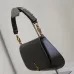 SAINT LAURENT Kaia Small Saddle Bag Set – Brown Croc-Embossed &amp; Black Smooth Leather with Gold YSL Logo #A58765