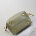 SAINT LAURENT Le 5 à 7 Small Bucket Bag – Olive Green Smooth Leather with Gold YSL Logo (Adjustable Crossbody Strap) #A58781