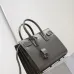 SAINT LAURENT Sac de Jour Small Tote Bag – Dark Gray Smooth Leather with Signature Hardware (Top Handles &amp; Crossbody Strap) #A58778