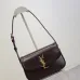 SAINT LAURENT Solferino Small Shoulder Bag – Deep Burgundy Box Leather with Iconic YSL Cassandre Closure  #A58758