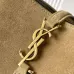 Saint Laurent 749036 Le 5A7 Mini Bucket Bag Suede Leather Gold Hardware 20cm #B67269