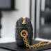 Saint Laurent 779649 Le Cassandre Matelassé Carré Vanity Bag Lambskin Gold Chain 18.5cm #B67268